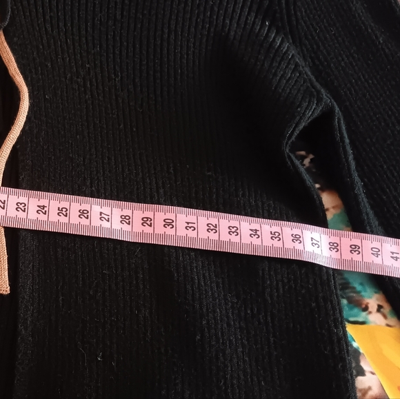 Hazel Moon Women's Tie Front Long Sleeve Rib Knit Shrug Sweaters Cardigan - Picture 5 of 14